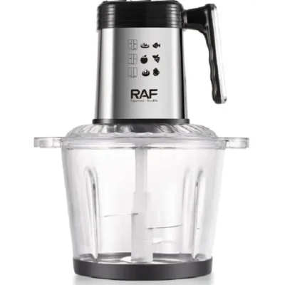 فرامة ومحضرة طعام كهربائية راف RAF R.7023 بالوعاء الزجاجي