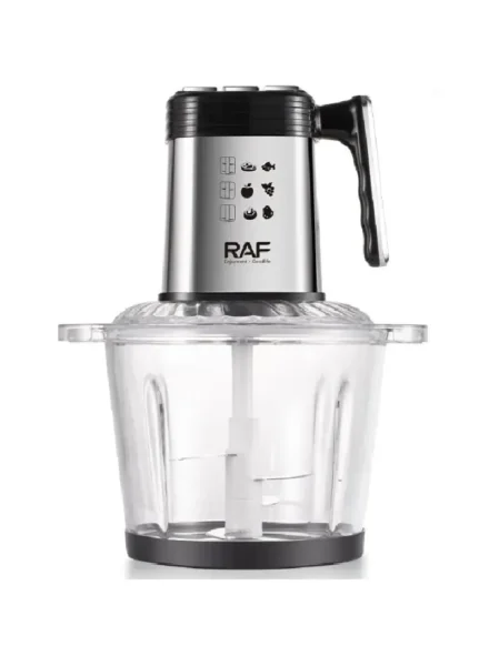 فرامة ومحضرة طعام الكهربائية راف RAF R.7023 فرامة ومحضرة طعام كهربائية راف RAF R.7023 بالوعاء الزجاجي