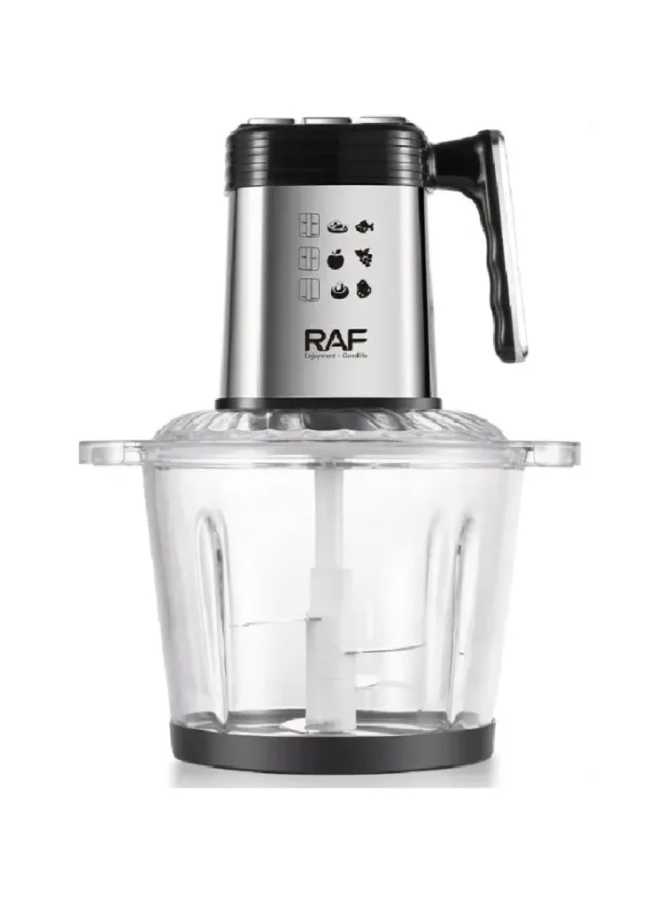 فرامة ومحضرة طعام كهربائية راف RAF R.7023 بالوعاء الزجاجي