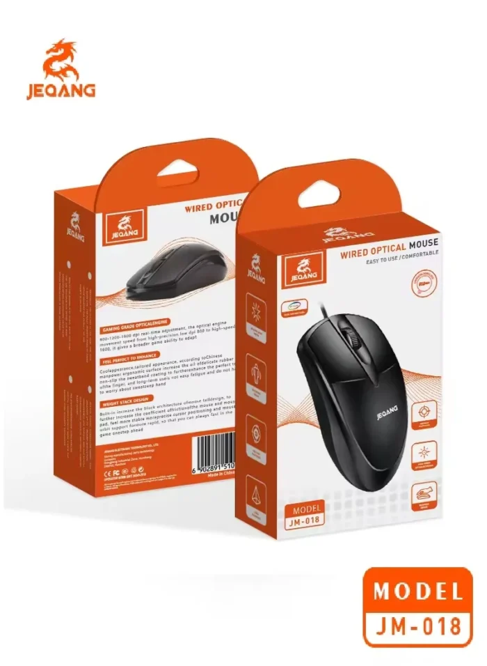 ⁦ماوس مكتبي سلكي JEQANG JM-018⁩ - الصورة ⁦4⁩