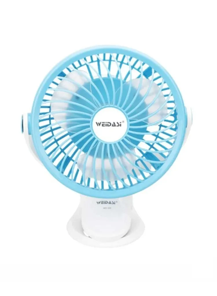 مروحة مكتب صغيرة لاسلكية قابلة لإعادة الشحن ويداسي WD-225