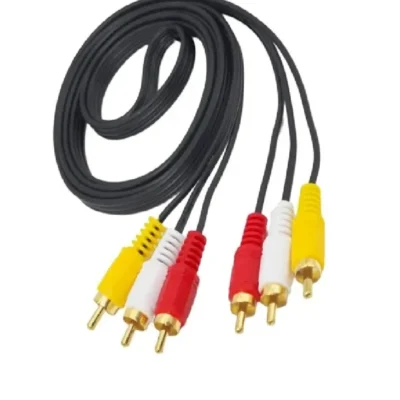 كيبل توصيل الصوت والصورة 3RCA إلى 3RCA من بيونكس 1.5M لمتجر للكل